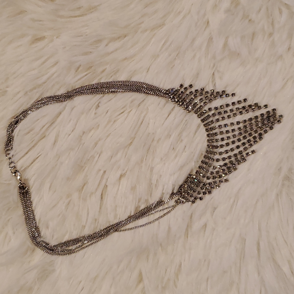 Banana Republic Silver Dangling Necklace - Picture 5 of 9
